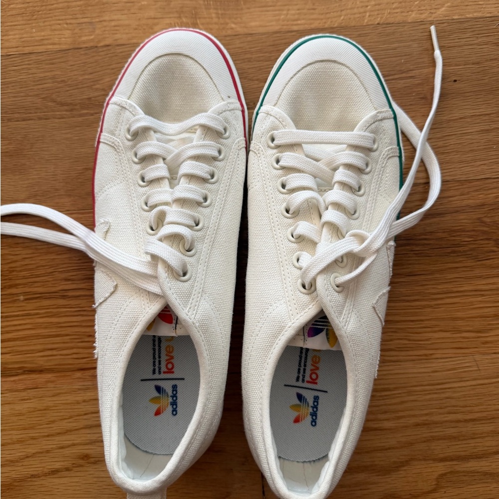 Adidas pride sneakers men size 11